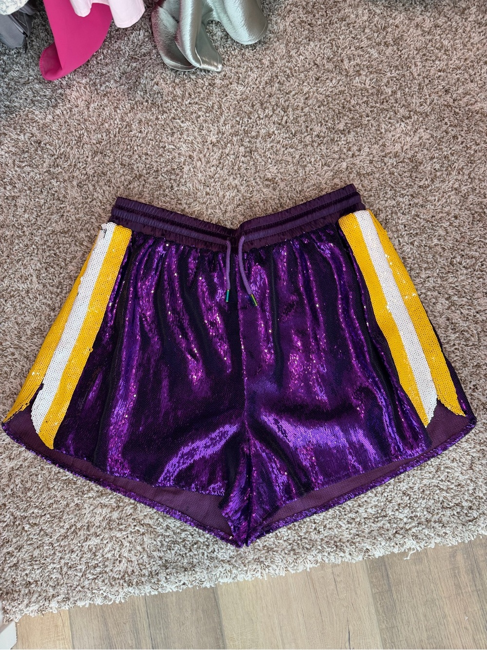 Queen of sparkle shorts